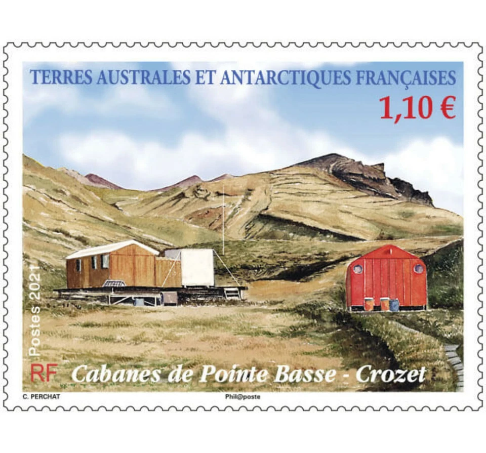fsat 2021 taaf antarctic Crozet low stove hut house Cabane de pointe basse 1v  - Image 1 of 1