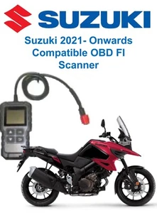 Suzuki FI, OBD2 Escáner Código Fallo Herramienta Diagnóstico V-Strom 2021 Enwards Euro 5 - Imagen 1 de 2