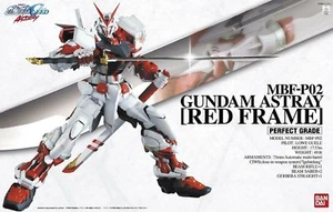 Bandai Pg 1/60 MBF-P02 Gundam Astray Rosso Telaio Kit Modello Semi Nuovo Japan - Picture 1 of 6