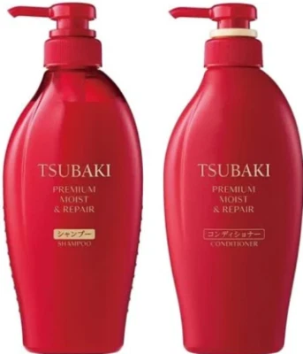 Shiseido TSUBAKI Premium Moist & Repair Shampoo & Conditioner Set 450ml＋450ml - Image 1 of 4