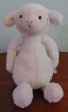 Jellycat white bashful lamb 8" plush stuff animal toy