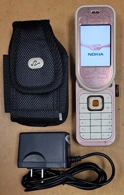 Nokia 7373 - Rosa (Desbloqueado) Teléfono Internacional Súper Raro - Incluido / LEER Foto 1 de 4