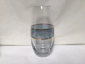 SS43 Vintage Blue Michael Wainwright Panthera Indigo Glass Vase For Gift - Picture 1 of 6