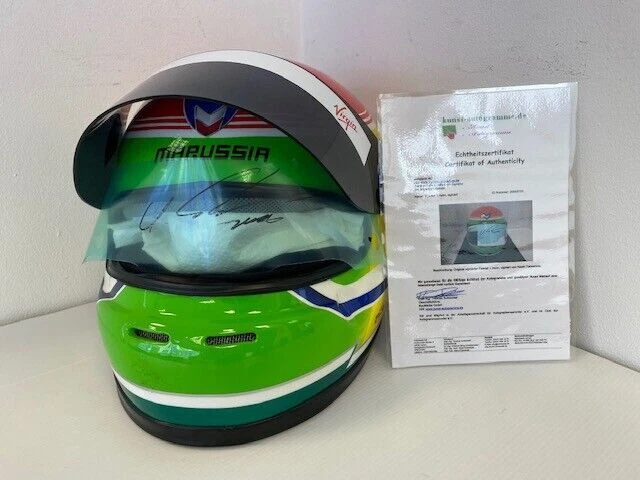 Naoki Yamamoto Formel 1 Helm mit Original Unterschrift und Echtheitszertifikat - Bild 1 von 1