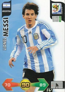Panini Adrenalyn XL Mundial 2010 - Tarjeta base Lionel Messi - tarjeta coleccionable - Imagen 1 de 1