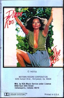 DIANA ROSS The Boss 1979 Motown Cassette Tape- 8 titles EXC - Image 1 of 2