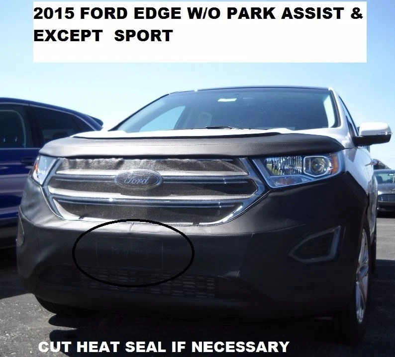Sujetador con cubierta de máscara frontal Lebra para Ford Edge 2015-18 sin asistencia de estacionamiento Exc.Sport Foto 1 de 1