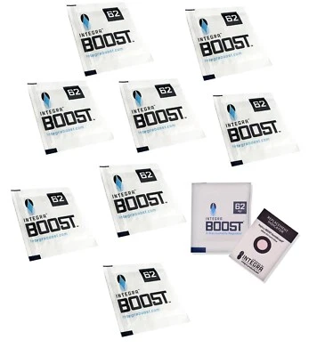 Integra Boost 62% Humidity Pack Feuchtigkeitsregulator 8g in 10/20/50 Stück - Bild 1 von 2