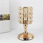 Retro Style Crystal Candle Holder Decorative Tealight Candelabra for Kitchen