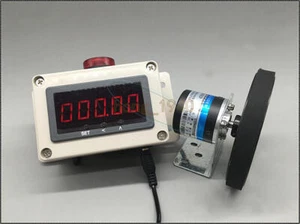 100ppr Meter Counter Rotary Encoder Wheel Roll Digital Electronic Length Measure - Picture 1 of 4