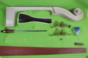 ne3/4 Piolo doppio basso verticale Fingerboard Peg Doppio Basso Kit Acero Palissandro - Foto 1 di 1