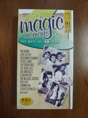 NEW Sealed Magic Moments: The Best of 50s Pop (VHS, 2004) Rare! - Image 1 of 4