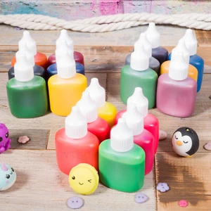 6 Assorted Scola 25ml Marbling Ink Set In Dropper Bottle School Art Craft - Picture 1 of 5