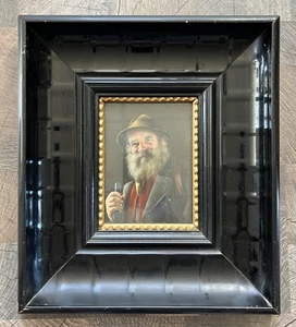 Otto Kirchner 1887-1960 Porträt eines Herrn Jäger mit Flinte Ölbild  - Bild 1 von 13