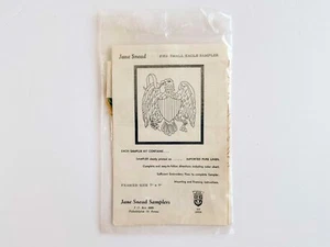 Vintage Jane Snead Cross Stitch Sampler Kit No. 353 - Small Eagle Sampler - Picture 1 of 3