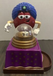 VINTAGE- 2008 M&M Red Fortune Teller Candy Dispenser Limited Edition Collectible