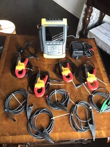 Fluke 434 Three Phase Power Quality and Energy Analyzer w/ Harmonics Transients - Picture 1 of 22