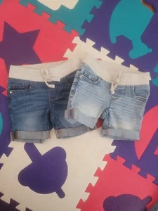 Size XS (4-5) demin girls shorts - Wonder Nation. Runs xxsmall, narrow - Picture 1 of 1