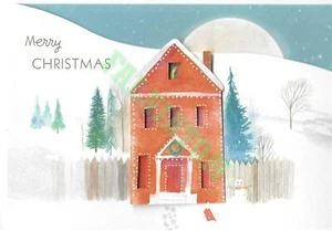 NOS Hallmark Papierwunder Weihnachtskarte - kleines Pop-Up - Bild 1 von 2