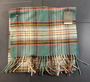 Sciarpa lunga donna Merona tessuto verde a quadri abbigliamento invernale calda accogliente morbida nuova con etichetta - Foto 1 di 4