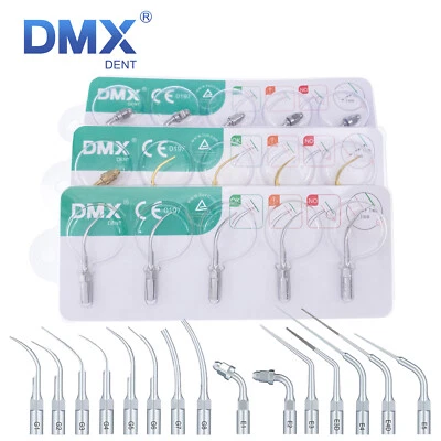 Dental Ultrasonic Scaler Tips Scaling Endo Perio Fit  EMS Woodpecker SATELEC DTE - Image 1 of 4