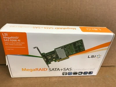 LSI MegaRAID LSI00306 9266-4i PCI-Express 2.0 x8 SATA/SAS RAID Controller Kit  - Image 1 of 4