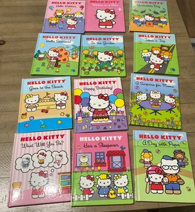 Sanrio Hello Kitty Story Books Library Collection of 12 Books Hardback - Picture 1 of 5