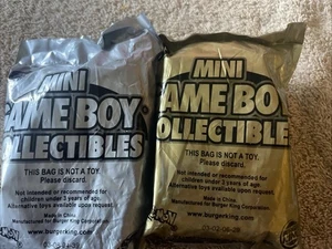 Y2K "2000" Pokemon Silver & Gold Mini Game Boy Burger King Collectibles NIP - Picture 1 of 3