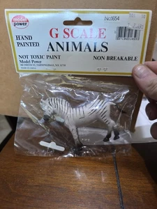 MODEL POWER G SCALE ANIMALS - ZEBRA - #1654 NOS - Picture 1 of 2