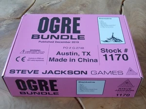 Pacchetto Ogre G.E.V Steve Jackson Games #1170 completo dicembre 2019 scatola aperta non perforata - Foto 1 di 3