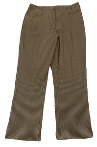 Vintage Harold's Gr. 12 Hahnentritt gerades Bein Hose schwarz braun Taschen 2178 - Bild 1 von 6