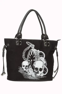Banned Apparel - Back In Black Steampunk Bag - Picture 1 of 3