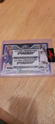ROBINSON/MCCLUNG 2024 Leaf Metal Signature Series Pre-Production Proof 1/1 card - Image 1 of 2