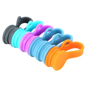 6 Pcs Mobiltelefon Kopfhörer -Kordelwinger Fräulein Kopfhörerkabel-Organizer - Afbeelding 1 van 12