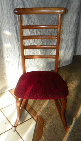 Cherry Ladderback Sewing Rocker / Rocking Chair  (R44) Cover