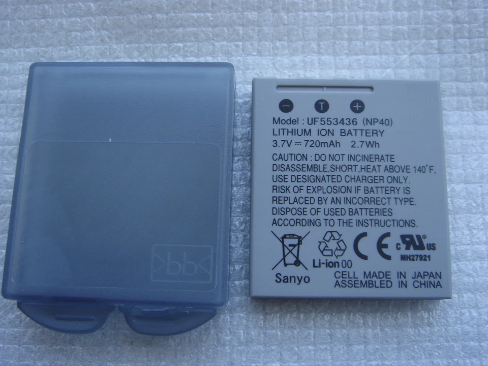 Original Fujifilm Fuji NP-40 NP40 Pentax D-L18 D-LI8 Optio X New Battery - Image 1 of 1