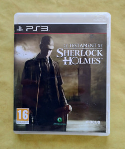Le Testament de Sherlock Holmes PS3 🇫🇷 complet . disc sans éraflure ✅