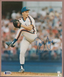 David Cone Autographed 8x10 Photo Beckett Authentic NY Mets - Picture 1 of 3