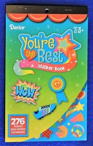 276pc You're the Best Sports Athletic Reward Sticker Book Darice WOW Super Stars - Picture 1 of 1