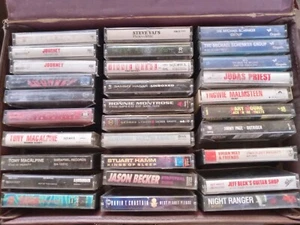 Vintage Rock & Metal 80s Cassette Tape Lot Guitar Masters Special 50 Count L@@k - Picture 1 of 12