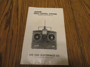 daehwa rc radio control transmitter instruction manual dh-2t dh-2t 27r - Picture 1 of 3