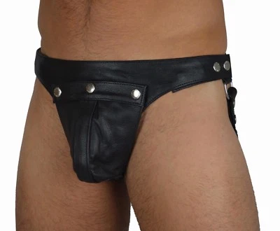 AW-514 Jockstraps leder,String,leder unterhose Leather Jock strap  AWANSTAR - Bild 1 von 4