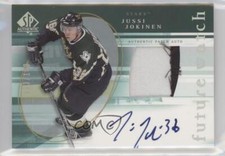 2005 SP Authentic Future Watch Limited 3/100 Jussi Jokinen Rookie Patch Auto RC