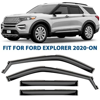 Protectores de lluvia CLIM ART viseras de ventilación pantalla para Ford Explorer 2020-2025 Foto 1 de 4