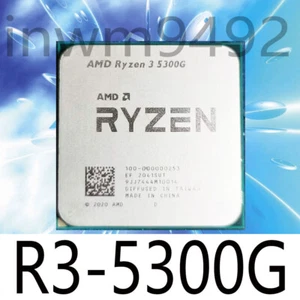 AMD Ryzen 3 5300G R3-5300G 4.0-4.2GHz 4Core 8Thr Socket AM4 65W CPU Processor - Picture 1 of 1