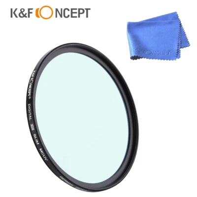 K&F Concept Filter HD UV MCUV  49/52/55/58/62/67/77/82mm Sony Nikon Canon DSLR - Image 1 of 4