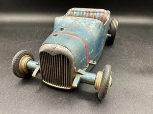 Hot Rod Tether Car 1932 Vintage Blue All American Co - No Motor Parts Repair - Picture 1 of 19