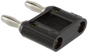 Pomona Brass Double Banana Plug w\ Component Mounting Area, Nickel Plated - Picture 1 of 1