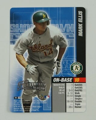 Mark Ellis P19 - MLB Showdown Stars 2003 League Promo Card - Oakland Athletics - Image 1 of 2