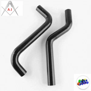 For Racing Toyota Celica 2.0 GT (ST202) Silicone Radiator Coolant Hose Kit Black - Picture 1 of 3